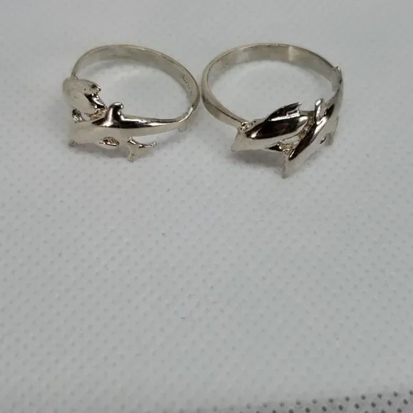 Silver Dolphin Rings - Picture 3 of 3